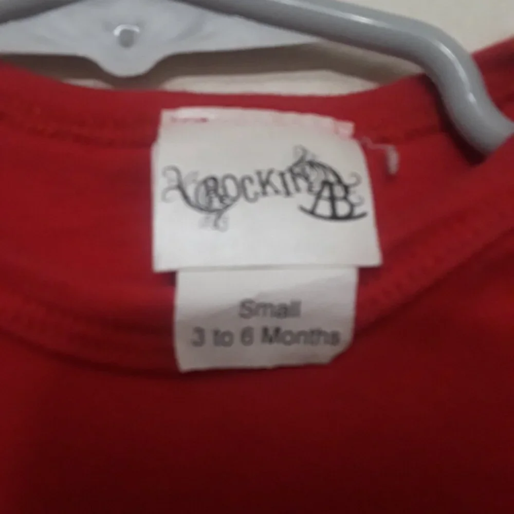 Red Louisiana Baby Onesie